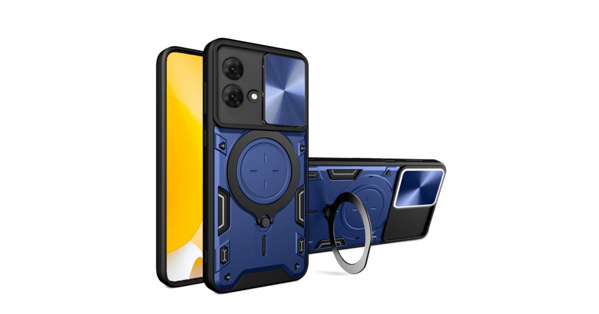 Husa pentru Motorola Moto G84 - Techsuit CamGuard Pro - Albastra