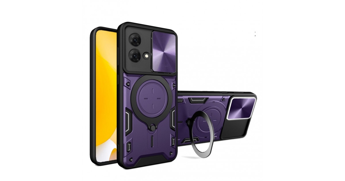 Husa pentru Motorola Moto G84 - Techsuit CamGuard Pro - Mov