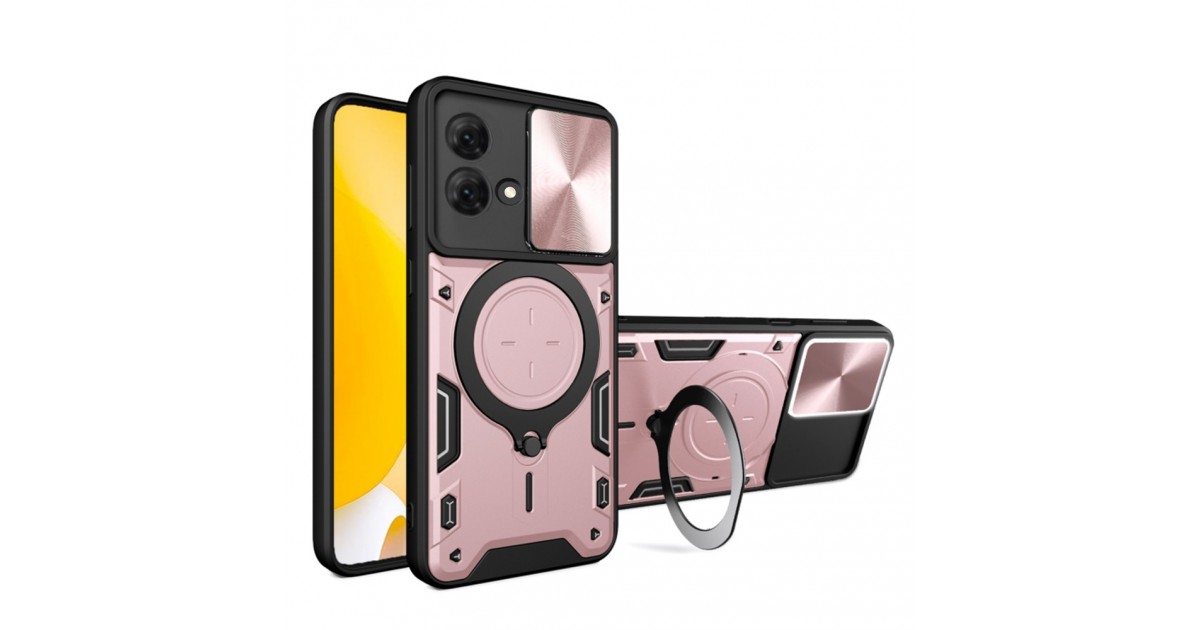 Husa pentru Motorola Moto G84 - Techsuit CamGuard Pro - Rose Gold