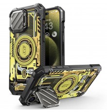 Husa pentru iPhone 15 Pro Max - Spigen Ultra Hybrid MagSafe - Gold