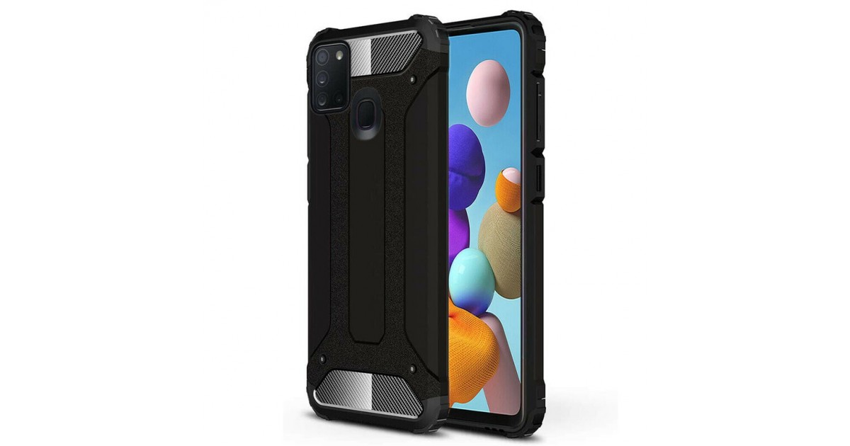 Husa Tpu Hybrid Armor pentru Samsung Galaxy A21s , Neagra