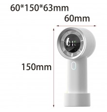 Ventilator Portabil, 1200mAh - Techsuit (HX130) - Alb