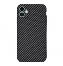 Husa pentru iPhone 11 - Techsuit Carbonite FiberShell - Neagra