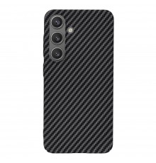 Husa pentru Samsung Galaxy S24 - Techsuit Carbonite FiberShell - Neagra