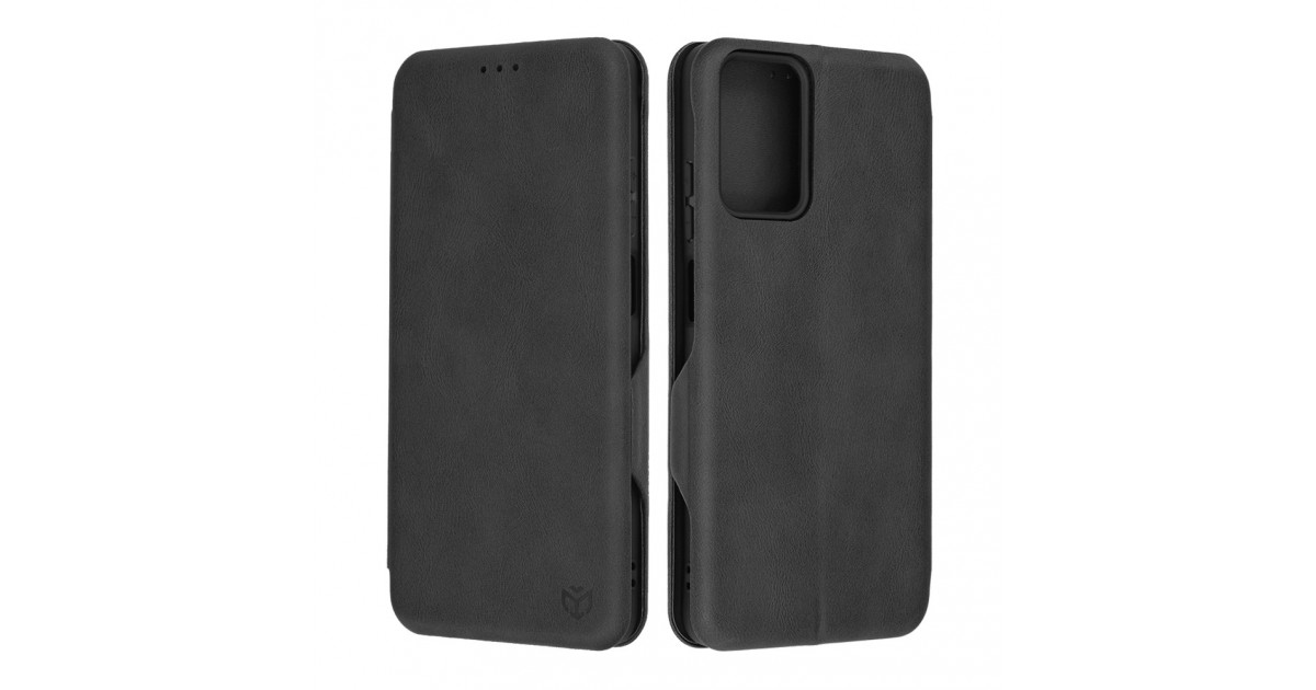 Husa pentru Motorola Moto G04 / Moto G04s / Moto G24 / Moto E14 - Techsuit Safe Wallet Plus - Neagra