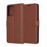 Husa pentru Motorola Moto G04 / Moto G04s / Moto G24 / Moto E14 - Techsuit Leather Folio - Maro