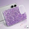 Husa pentru Motorola Moto G04 / Moto G04s / Moto G24 / Moto E14 - Techsuit Sparkly Glitter - Alba