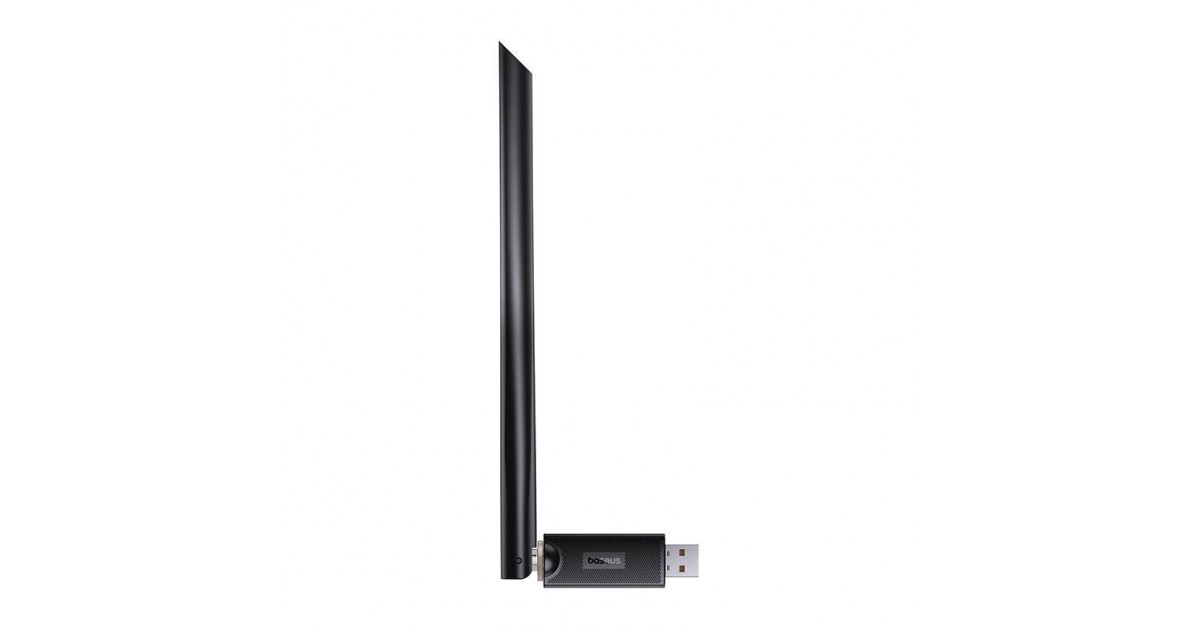 Adaptor Wi-Fi cu antena 150Mbps Windows/Linux - Baseus FastJoy (B01317600111-00) - Negru