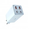 Incarcator 2x USB, 2x Type-C, 100W + Cablu Type-C, 100W, 20V, 5A, 1m - Baseus GaN6 Pro (P10162705312-00) - Albastru