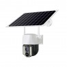 Camera de Supraveghere Exterior, cu Alarma, Panou Solar, 1080p, Waterproof - Techsuit (VC3-4G) - Alb