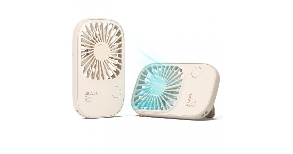 Ventilator Portabil 2000mAh -JisuLife (FA49) - Beige