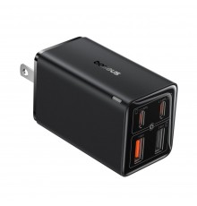 Incarcator US 2x USB, 2x Type-C, 65W + Cablu Type-C, 100W, 20V, 5A, 1m - Baseus GaN6 Pro (P10162702113-00) - Negru