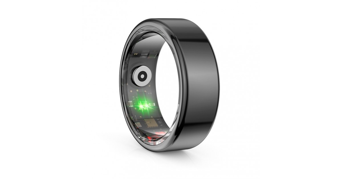 Inel Inteligent - Smart Ring Marimea 8, Diametru 18mm - Techsuit (R02) - Negru