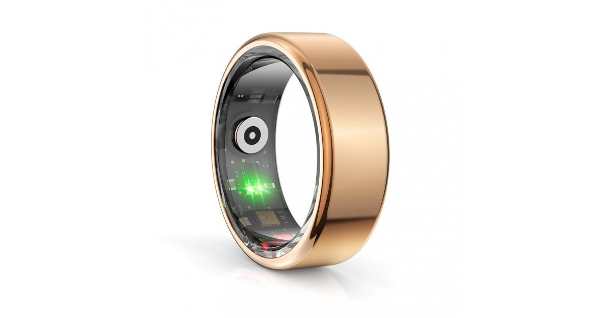 Inel Inteligent - Smart Ring Marimea 8, Diametru 18mm - Techsuit (R02) - Rose Gold