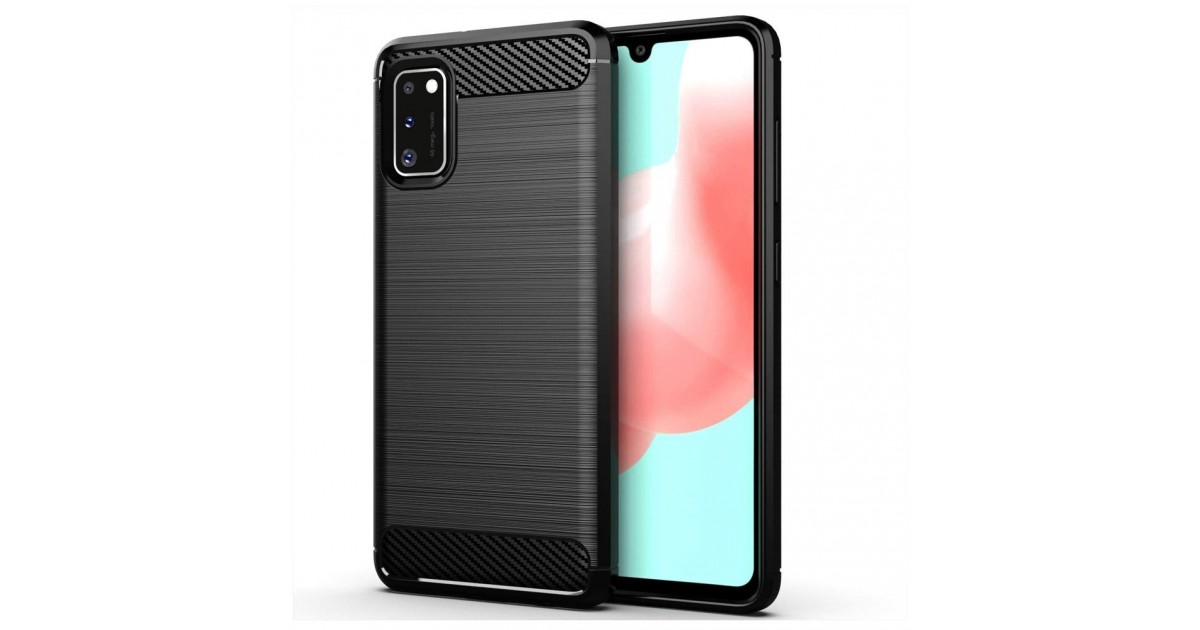 Husa Tpu Carbon Fibre pentru Samsung Galaxy S10 Lite, Neagra