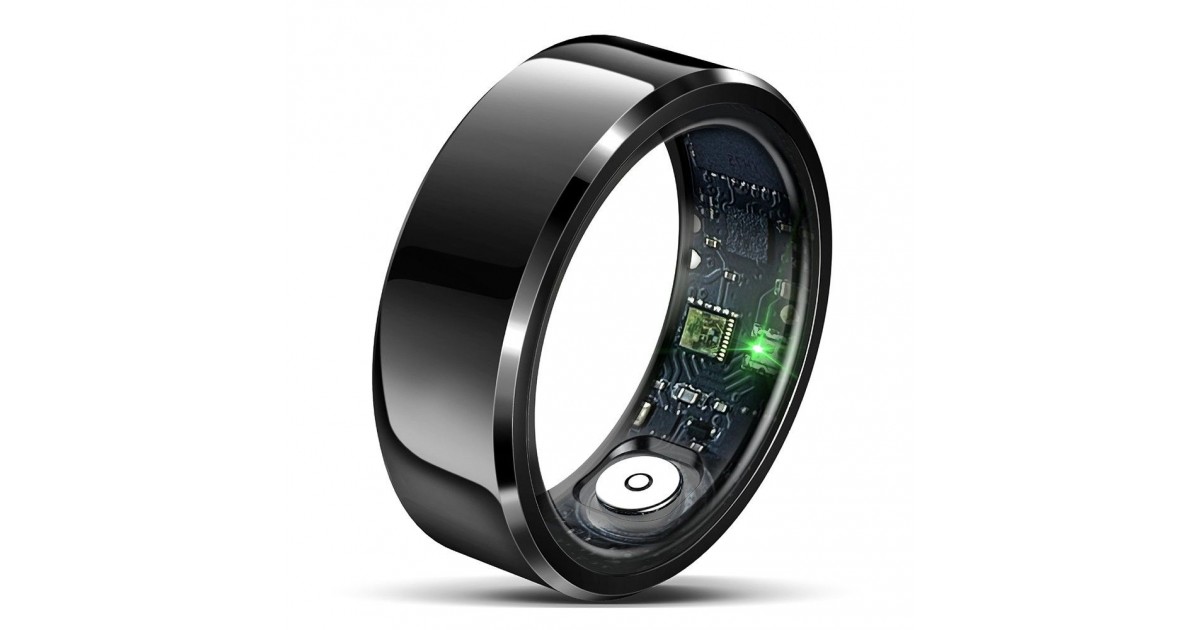 Inel Inteligent - Smart Ring Marimea 8, Diametru 18mm - Techsuit (R6) - Negru