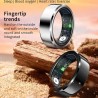 Inel Inteligent - Smart Ring Marimea 9, Diametru 19mm - Techsuit (R6) - Negru