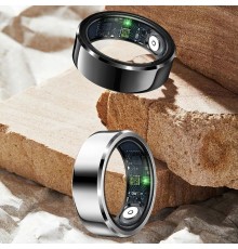 Inel Inteligent - Smart Ring Marimea 9, Diametru 19mm - Techsuit (R6) - Negru