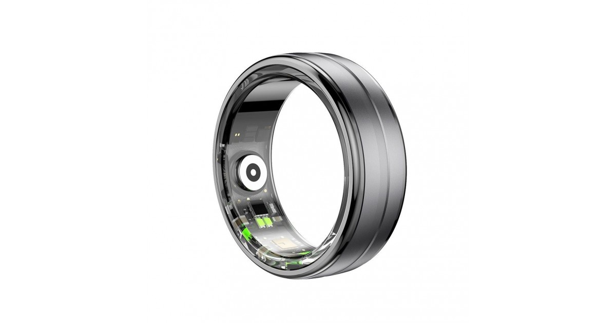 Inel Inteligent - Smart Ring Marimea 8, Diametru 18mm - Techsuit (R06) - Negru