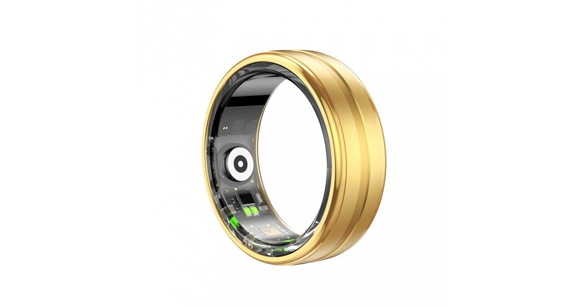 Inel Inteligent - Smart Ring Marimea 9, Diametru 19mm - Techsuit (R06) - Gold