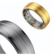 Inel Inteligent - Smart Ring Marimea 9, Diametru 19mm - Techsuit (R06) - Gold