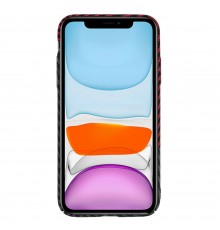 Husa pentru iPhone 11 - Techsuit Carbonite FiberShell - Rosie Vortex