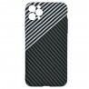 Husa pentru iPhone 11 Pro Max - Techsuit Carbonite FiberShell - Stealth Gray