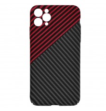 Husa pentru iPhone 11 Pro Max - Techsuit Carbonite FiberShell - Rosie Vortex