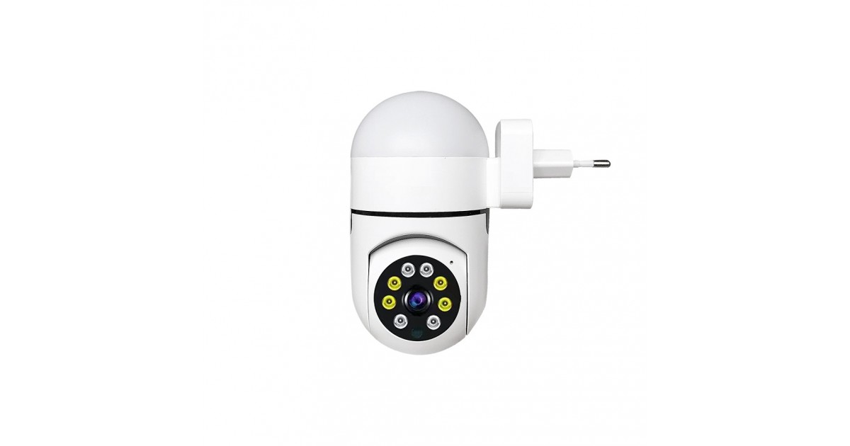 Camera de Supraveghere 3MP cu Alarma, V380 PRO App - Techsuit (Z1) - Alb