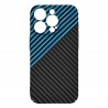 Husa pentru iPhone 15 Pro - Techsuit Carbonite FiberShell - Albastra Pulse