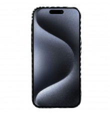 Husa pentru iPhone 15 Pro - Techsuit Carbonite FiberShell - Stealth Gray