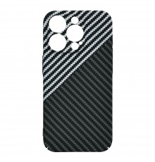 Husa pentru iPhone 15 Pro - Techsuit Carbonite FiberShell - Stealth Gray