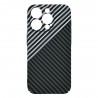 Husa pentru iPhone 15 Pro - Techsuit Carbonite FiberShell - Stealth Gray