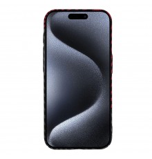 Husa pentru iPhone 15 Pro - Techsuit Carbonite FiberShell - Rosie Vortex