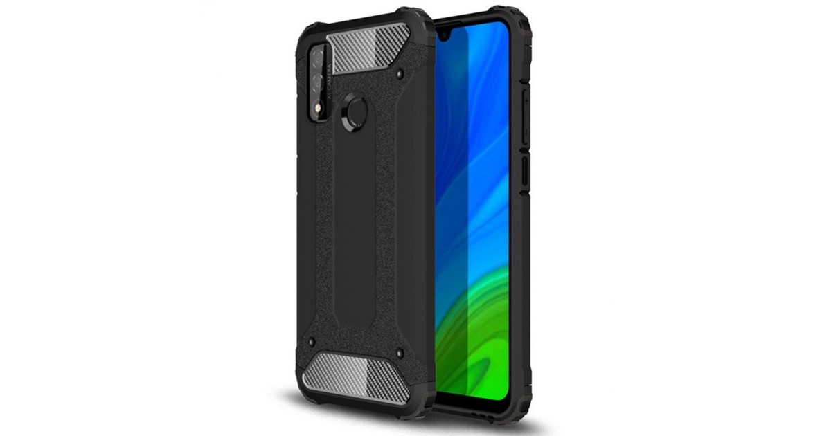 Husa Tpu Hybrid Armor pentru Huawei P Smart (2020) , Neagra