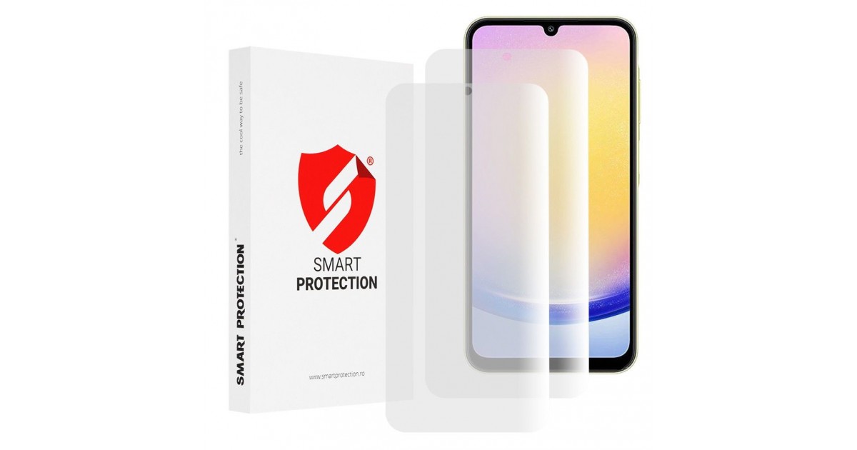 [Pachet 2x] Folie regenerabila premium Samsung Galaxy A25 5G - Smart Protection Classic - Clear