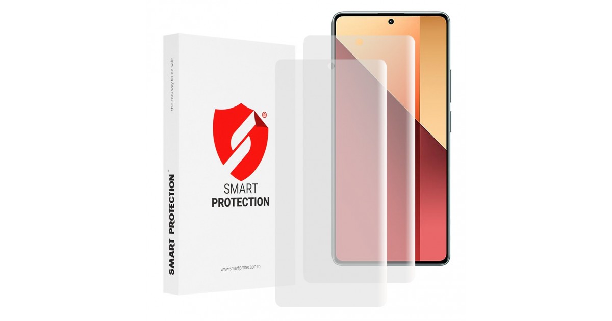 [Pachet 2x] Folie regenerabila premium Xiaomi Redmi Note 13 Pro 5G - Smart Protection Classic - Clear