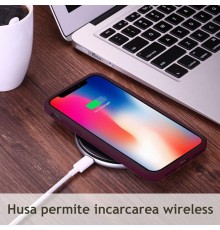 Husa pentru Xiaomi Redmi Note 13 Pro 4G / Poco M6 Pro 4G - Techsuit Soft Edge Silicone - Plum Violet