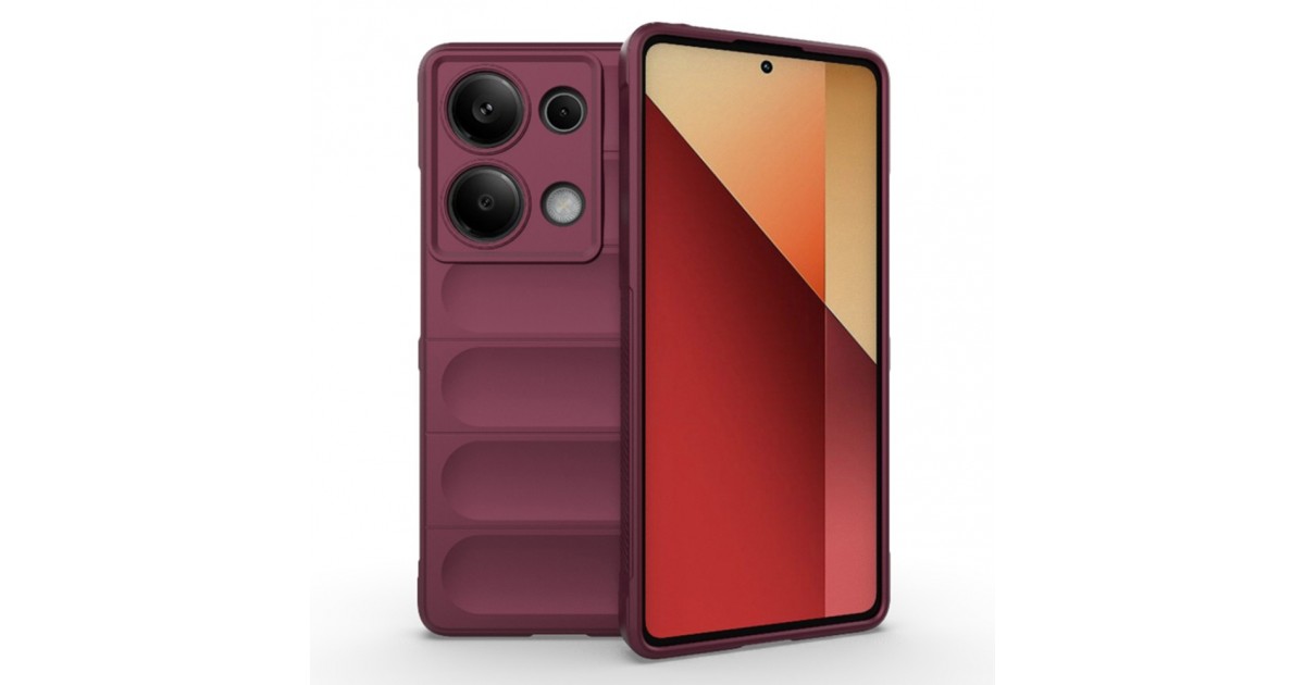 Husa pentru Xiaomi Redmi Note 13 Pro 4G / Poco M6 Pro 4G - Techsuit Magic Shield - Bordeaux