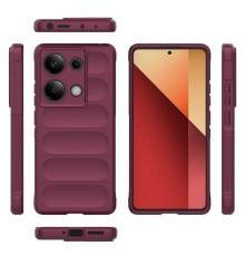 Husa pentru Xiaomi Redmi Note 13 Pro 4G / Poco M6 Pro 4G - Techsuit Magic Shield - Bordeaux