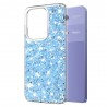 Husa pentru Xiaomi Redmi Note 13 Pro 4G / Poco M6 Pro 4G - Techsuit Sparkly Glitter - Albastra