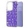 Husa pentru Xiaomi Redmi Note 13 Pro 4G / Poco M6 Pro 4G - Techsuit Sparkly Glitter - Mov