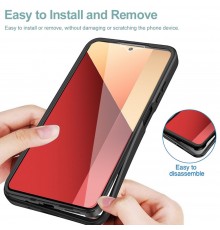 [PACHET 360] - Husa ColorVerse 360 + Folie de protectie -  Xiaomi Redmi Note 13 Pro 4G / Poco M6 Pro 4G  - Negru