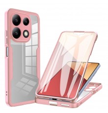 Husa pentru Xiaomi Redmi Note 13 Pro 4G / Poco M6 Pro 4G - Techsuit Magic Shield - Rosie