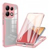 [PACHET 360] - Husa ColorVerse 360 + Folie de protectie -  Xiaomi Redmi Note 13 Pro 4G / Poco M6 Pro 4G  - Roz