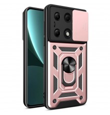 Husa pentru Xiaomi Redmi Note 13 Pro 4G / Poco M6 Pro 4G - Techsuit CamShield Series - Rose Gold