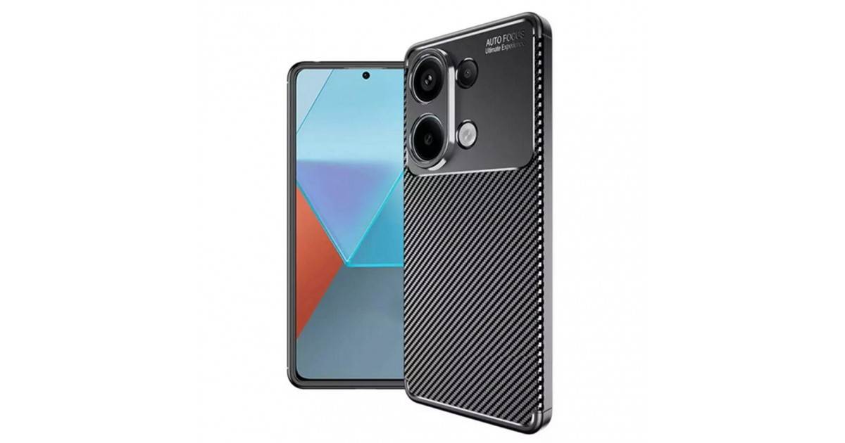 Husa pentru Xiaomi Redmi Note 13 Pro 4G / Poco M6 Pro 4G - Techsuit CarbonFiber - Neagra