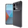 Husa pentru Xiaomi Redmi Note 13 Pro 4G / Poco M6 Pro 4G - Techsuit CarbonFiber - Neagra