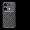 Husa pentru Xiaomi Redmi Note 13 Pro 4G / Poco M6 Pro 4G - Techsuit CarbonFiber - Neagra