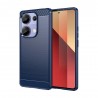 Husa pentru Xiaomi Redmi Note 13 Pro 4G / Poco M6 Pro 4G - Techsuit Carbon Silicone - Albastra